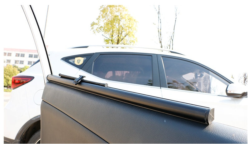 Retractable Sunshade with Glass Lifting Technology