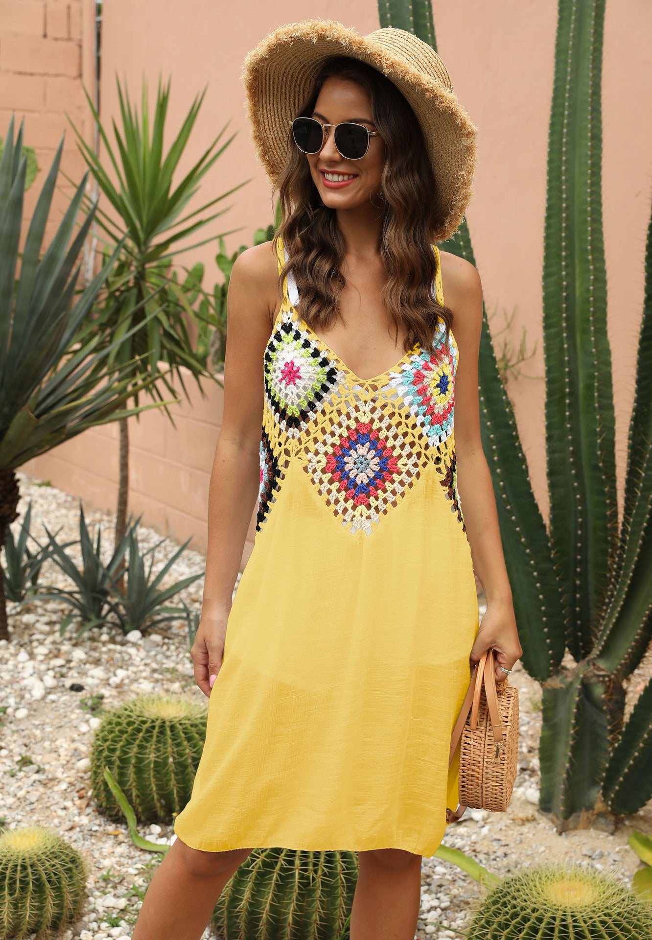 "Crocheted Baja" Dress