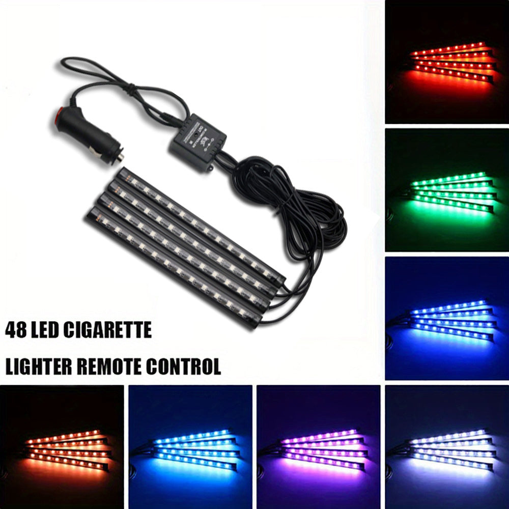 RGB Interior Lights Atmosphere Strip Light with USB Wireless Remote