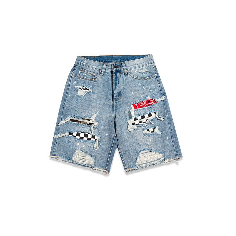 "Street Racer" Denim Shorts