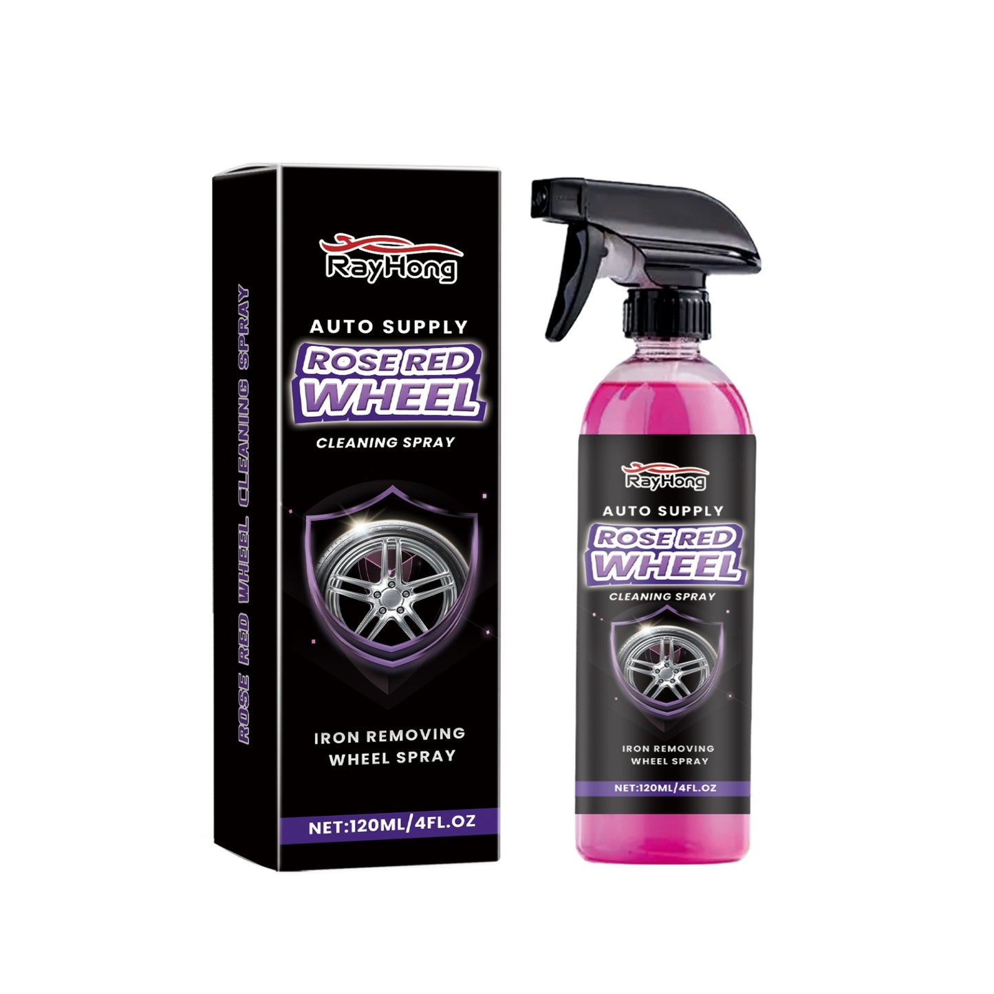 Auto Tire Cleaner Spray & Decontamination