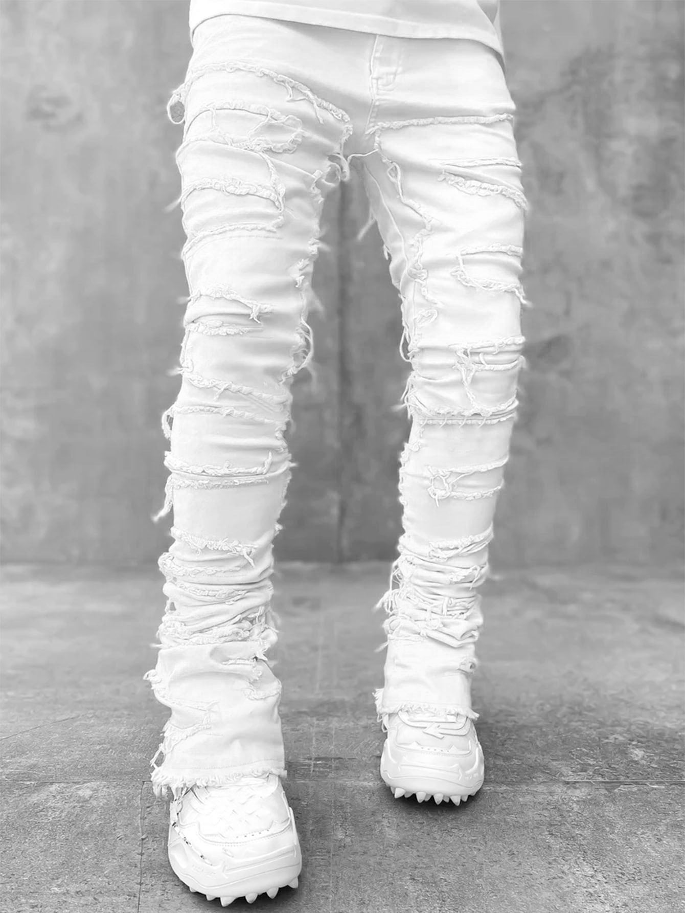 "Big Dripper" Stacked Jeans