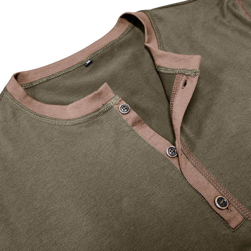 "Cozy Polo" V-neck T-Shirt