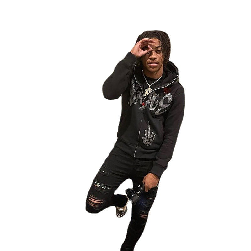 "RARE" Full Zip Hoodie