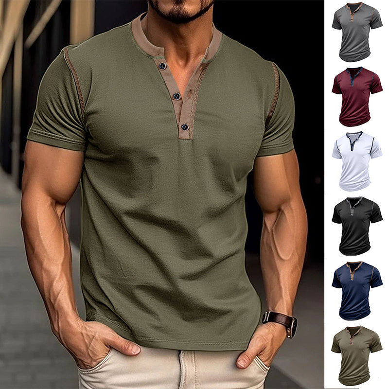 "Cozy Polo" V-neck T-Shirt